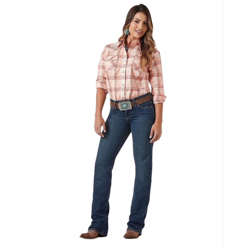 WRANGLER Q-Baby Tuff Buck ladies bootcut ultimate riding jeans sz 11/12x36L NWT